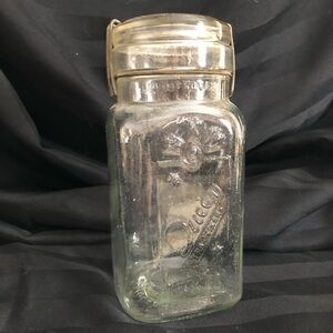 Antique Queen Quart Canning Jar